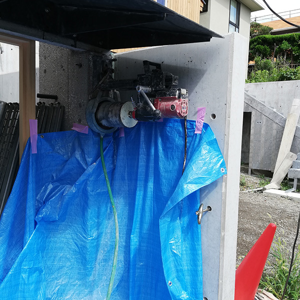 鎌倉でコア抜き工事してきました!